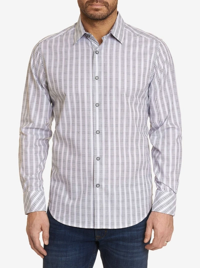 Shop Robert Graham Illusionist Long Sleeve Button Down Shirt In Grey