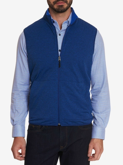 Shop Robert Graham Campbells Vest In Cobalt