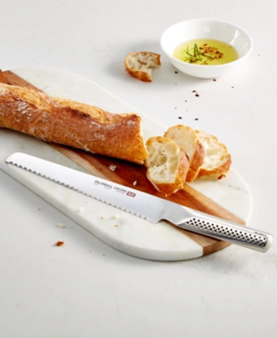 Shop Global 9" Ukon Bread Knife In Stainless Steel