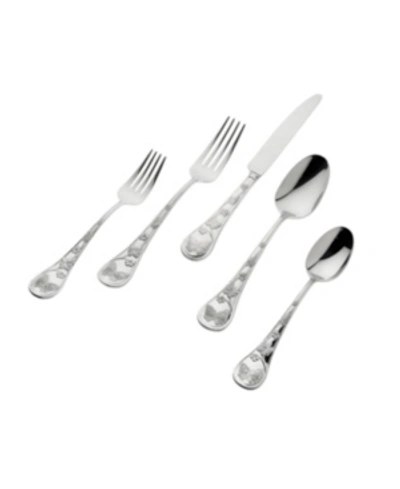 Godinger 18/10 Butterfly Sandblast 20-pc Flatware Set, Service For 4 In Silver