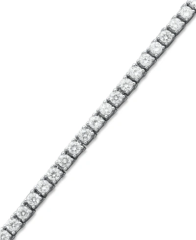 Shop Macy's Diamond Tennis Bracelet In 14k White Gold (6 Ct. T.w.)