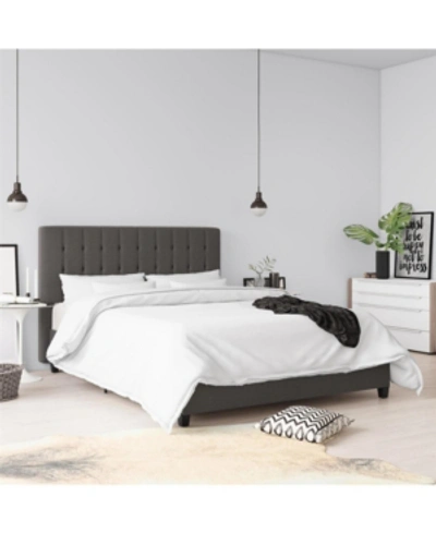 Shop Everyroom Elvia Queen Upholstered Bed In Gray