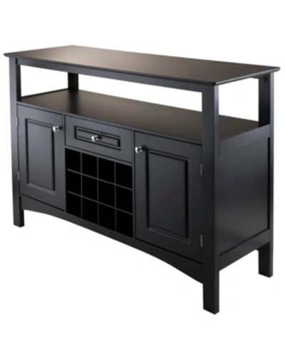 Shop Winsome Jasper Storage Buffet In Black