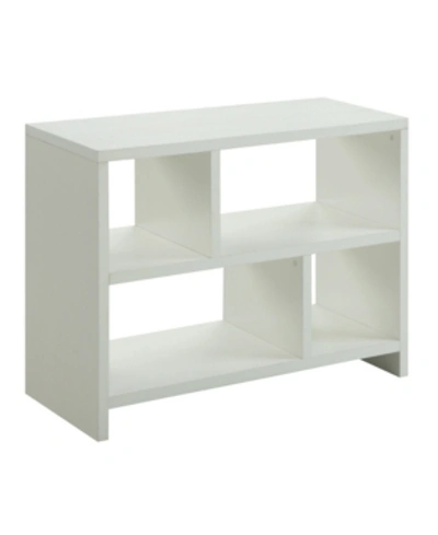 Shop Convenience Concepts Northfield Console 3 Tier Bookcase In White