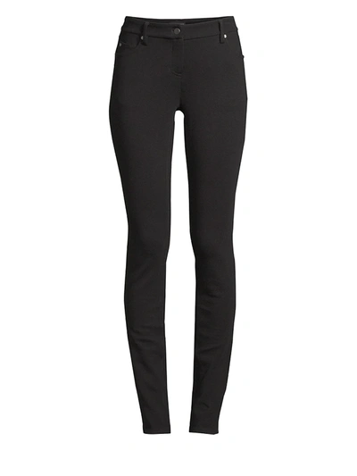 Shop Eileen Fisher Women's Tencel Ponte Skinny Pants In Black