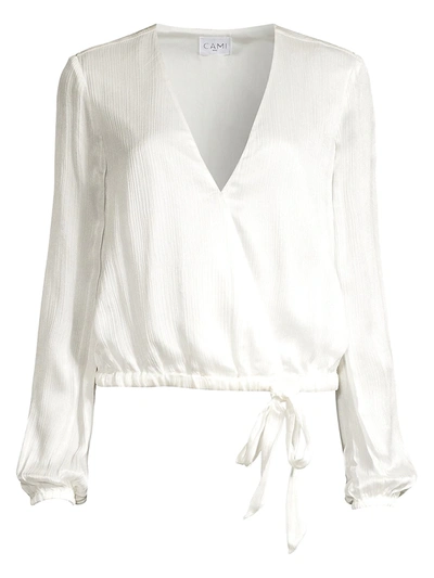 Shop Cami Nyc Women's The Georgina Silk Top In White