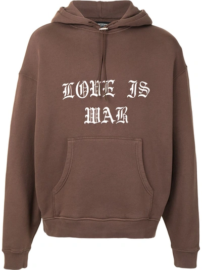 Represent love is war hoodie hotsell