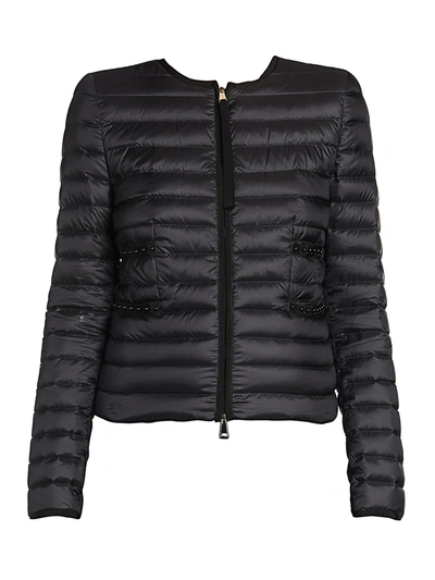 Moncler Women's Baillet Studded Puffer Jacket In Black | ModeSens