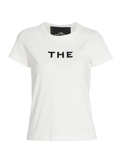 Shop The Marc Jacobs Women's The Type T-shirt In White