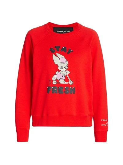 Shop The Marc Jacobs Sweatshirt In Red