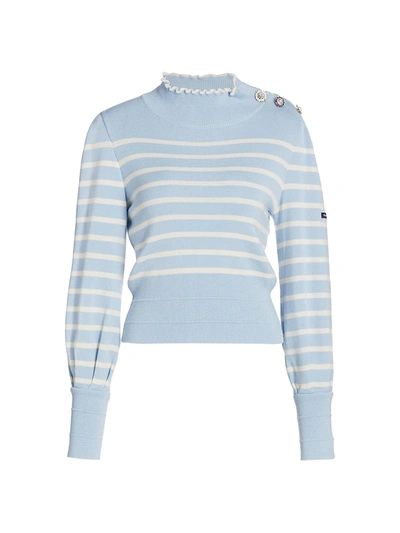 Shop The Marc Jacobs The Breton Armor Lux Sweater In Blue