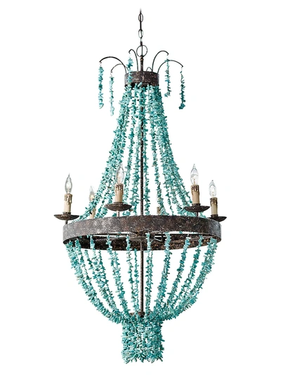 Shop Regina Andrew Beaded Turquoise Chandelier