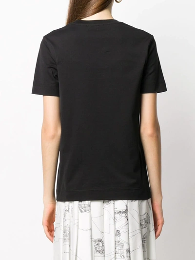 Shop Emilio Pucci Logo Print T-shirt In Black