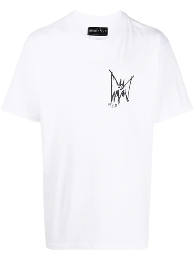 Shop Mjb Marc Jacques Burton Graphic-print T-shirt In White