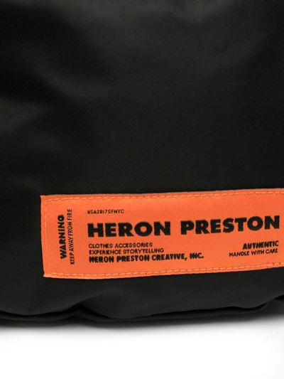 Shop Heron Preston Logo-print Belt Bag In Black