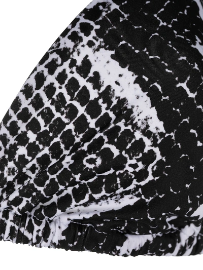Noire Swimwear Snake Tanning Bikini In Black