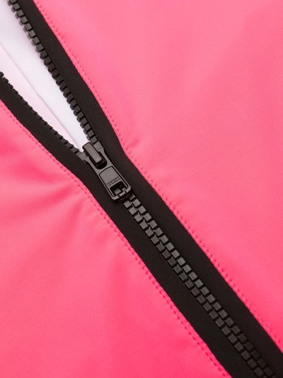 Noire Swimwear Long-sleeve One-piece Swimsuit In Pink