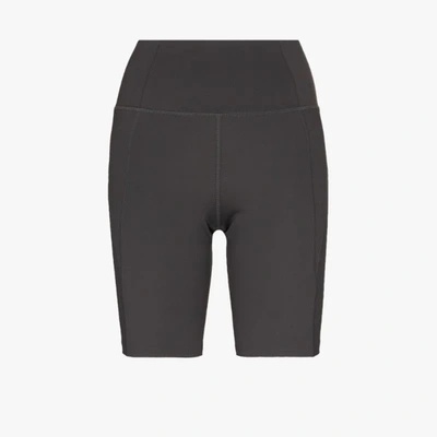 Shop Girlfriend Collective Compression Cycling Shorts In Grey