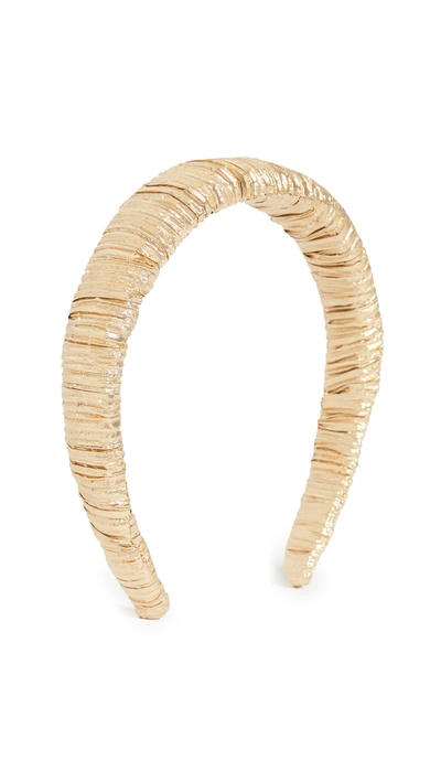 Shop Loeffler Randall Marina Headband In Gold