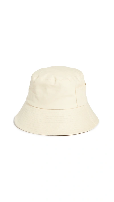 Shop Lack Of Color Wave Bucket Hat In Beige