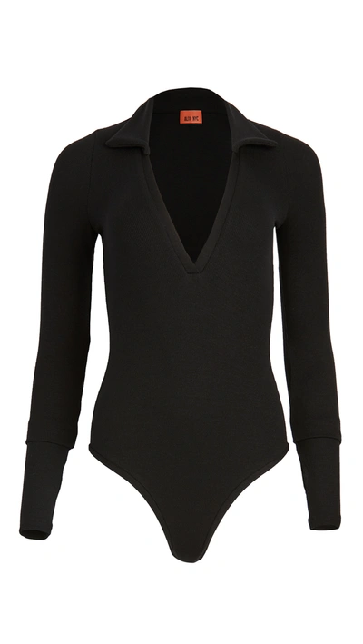 Shop Alix Monterey Bodysuit In Black