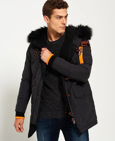 Superdry Sd-3 Parka Jacket In Dark Grey | ModeSens