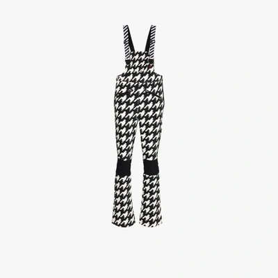 Shop Perfect Moment Isola Houndstooth Ski Trousers In Black