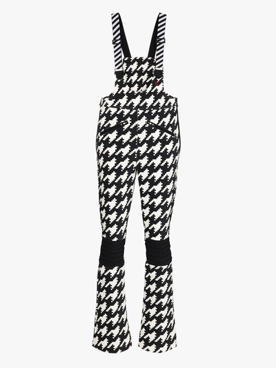 Shop Perfect Moment Isola Houndstooth Ski Trousers In Black