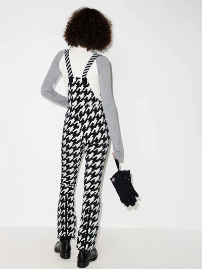 Shop Perfect Moment Isola Houndstooth Ski Trousers In Black