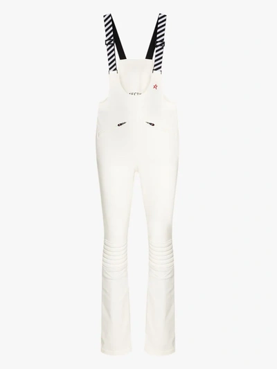 Shop Perfect Moment Isola Racing Ski Salopettes In White