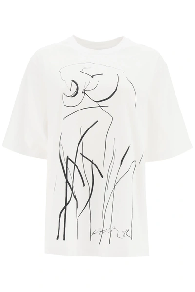 Shop Kenzo Tiger Oversized T-shirt In Blanc (white)