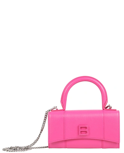 Balenciaga Pink Shiny Hourglass Phone Holder Bag – BlackSkinny