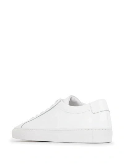 Common Projects White Transparent Sole Achilles Low Sneakers | ModeSens