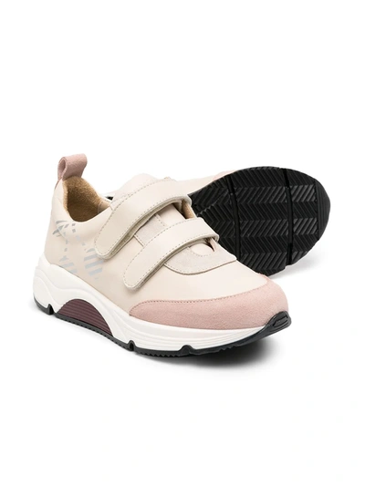 Shop Bonpoint Chunky Touch-strap Trainers In Neutrals