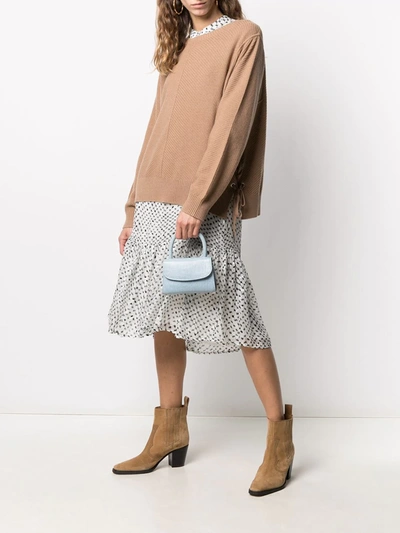 Lala Berlin Oversized Ribbed Knit Jumper In Brown