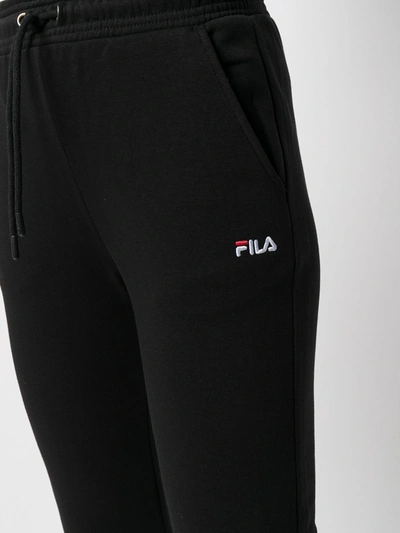 Shop Fila Slim-fit Tracksuit Bottoms In Black