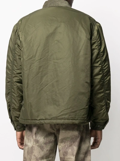 Shop Engineered Garments Zip-up Lightweight Jacket In Green