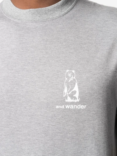 Shop And Wander Graphic Print T-shirt In Grey