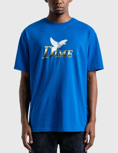 Shop Dime Fry Dove T-shirt In Blue