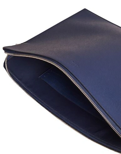 Shop Dunhill Man Handbag Midnight Blue Size - Bovine Leather