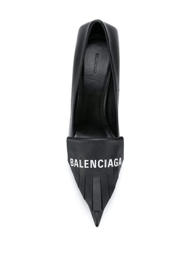 Shop Balenciaga With Heel In Nero