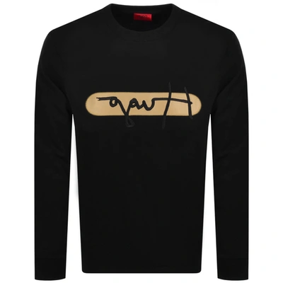 Shop Hugo Dicago Sweatshirt Black