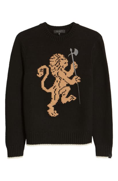 mens rag wool sweater