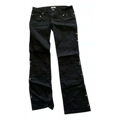 MOSCHINO Pre-owned Black Cotton - Elasthane Jeans