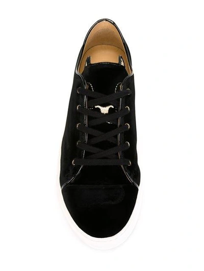 Shop Charlotte Olympia 'purrrfect' Sneakers In Black