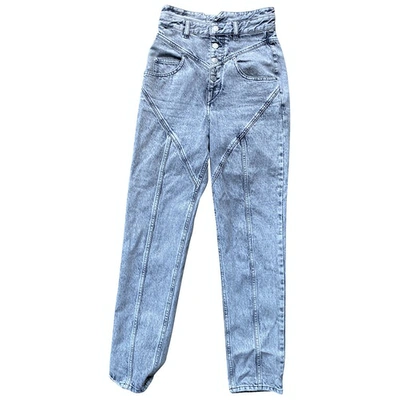 Pre-owned Isabel Marant Straight Jeans In Grey