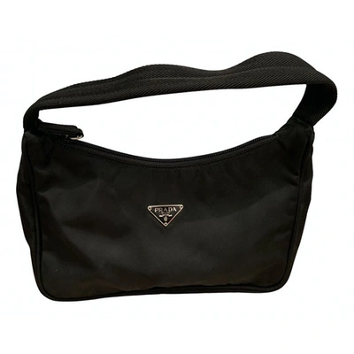Pre-owned Prada Re-nylon Black Cloth Handbag