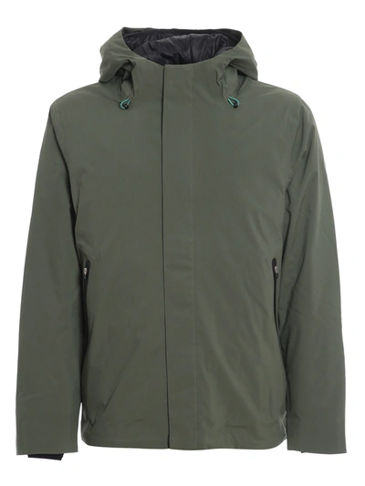 Shop Save The Duck Recycled Fabric Waterproof Jacket In Light Green