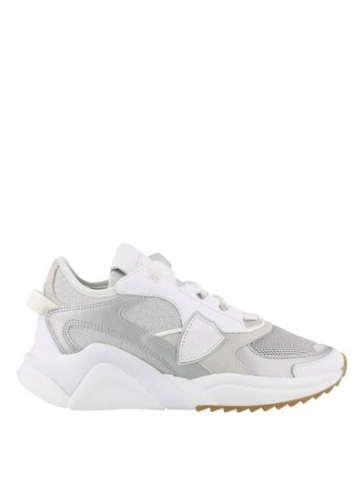 Shop Philippe Model Eze Sneakers In White