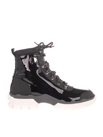 Shop Moncler Helis Ankle Boots In Black
